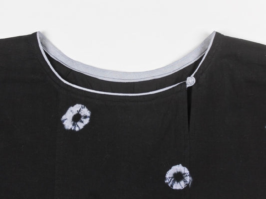 Project: Black Shibori Dress: Vogue 9022