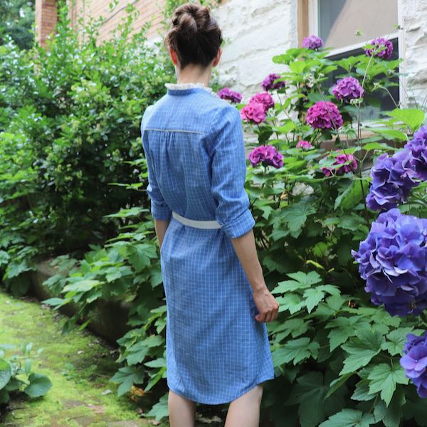Azur shirt or dress sewing pattern paper version with free sew