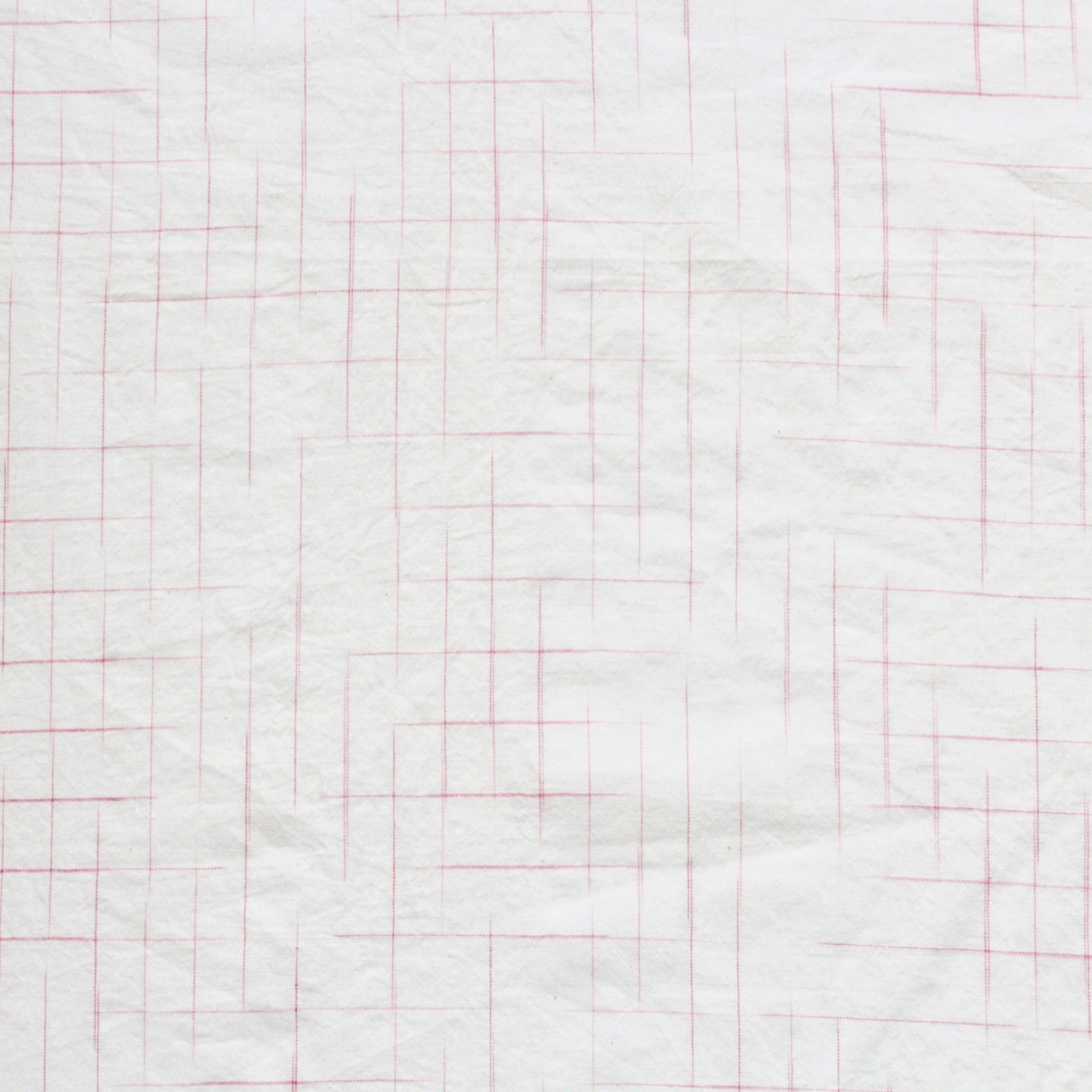 Pink Checks Handwoven Cotton Fabric