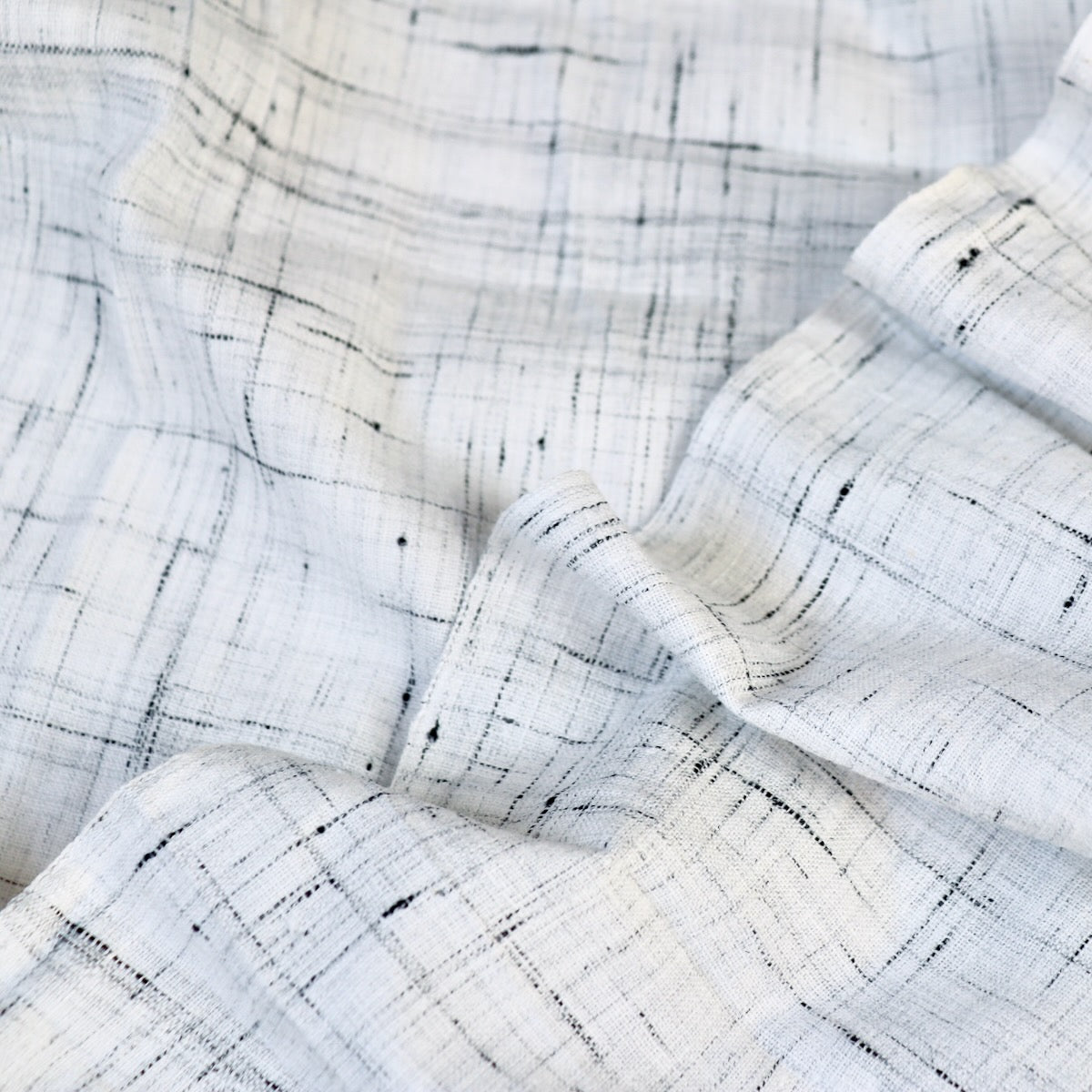 Pearl Grey Slub Handloom Cotton