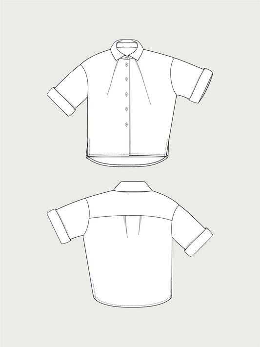 Front Pleat Shirt sewing pattern by The Assembly Line