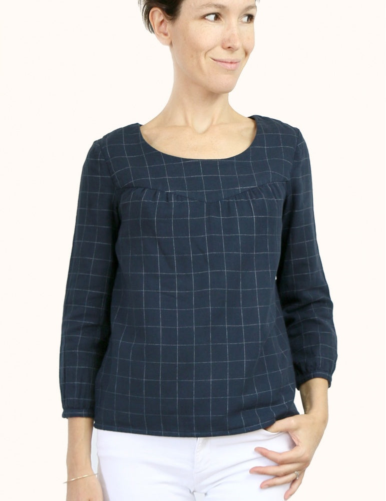 artesane top or dress sewing pattern by atelier scammit