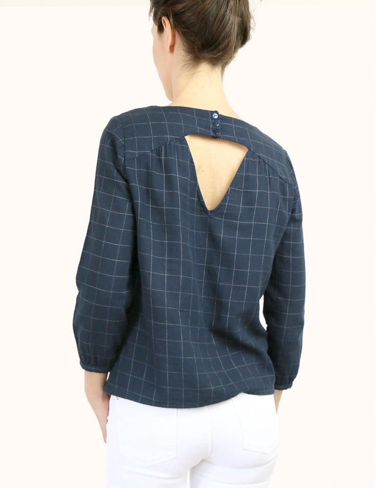 artesane top or dress sewing pattern by atelier scammit