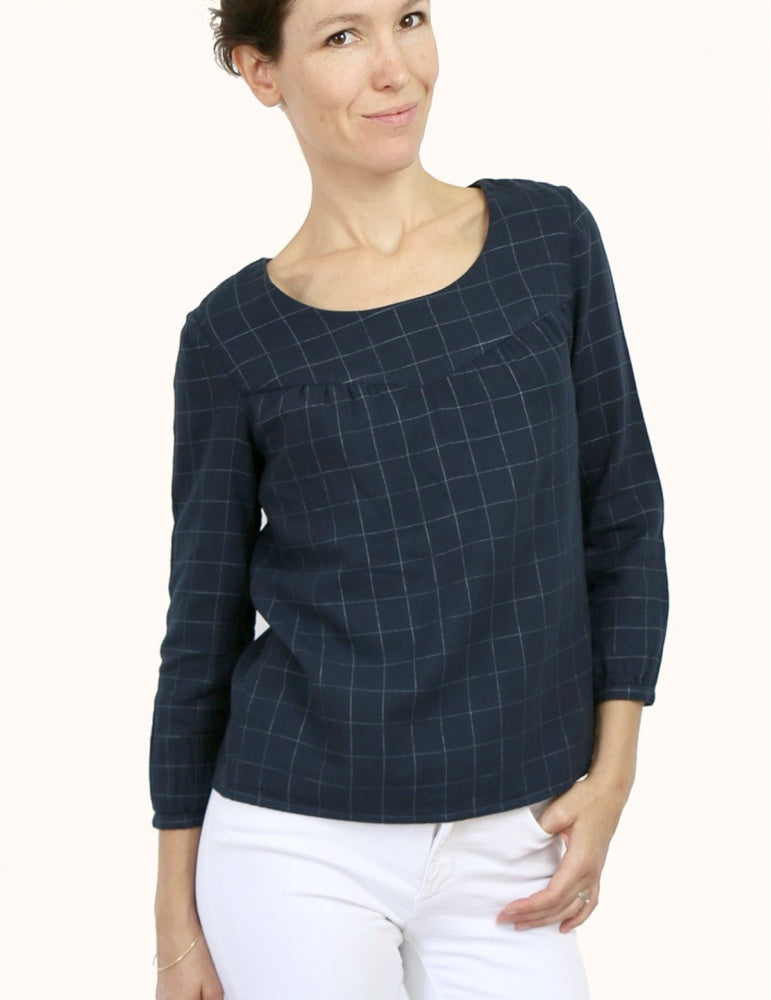 artesane top or dress sewing pattern by atelier scammit