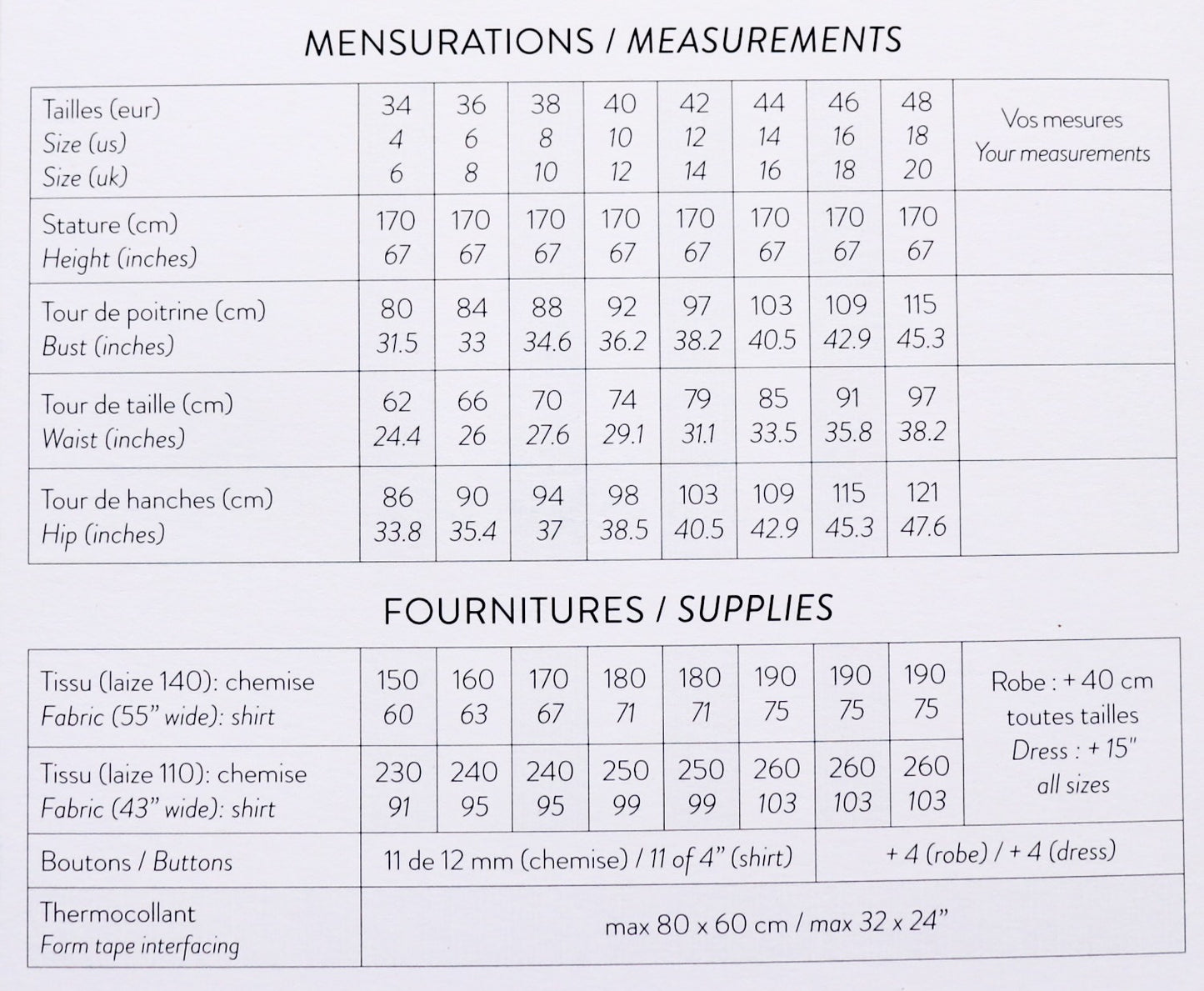 azur shirt or dress sewing pattern by atelier scammit