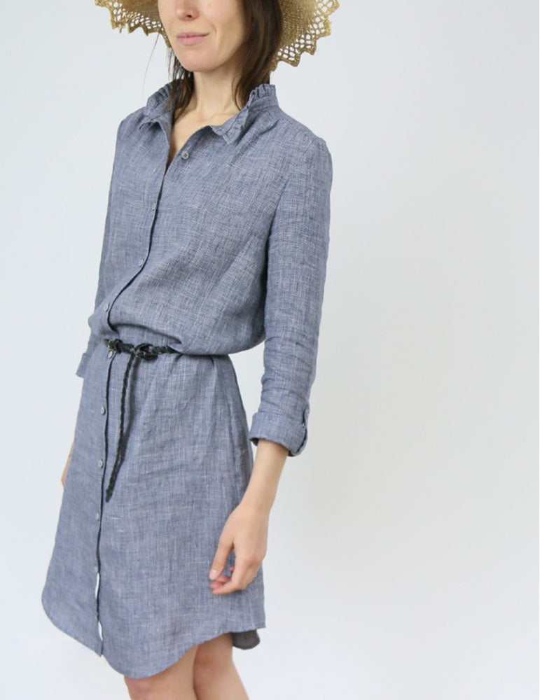 azur shirt or dress sewing pattern by atelier scammit