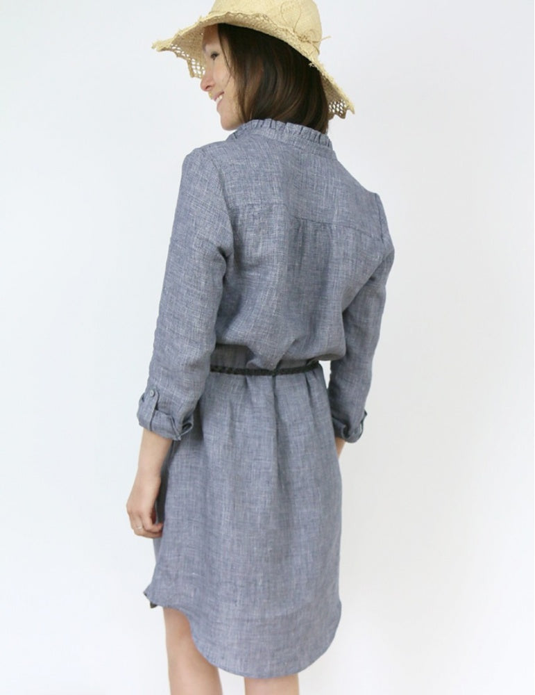 azur shirt or dress sewing pattern by atelier scammit