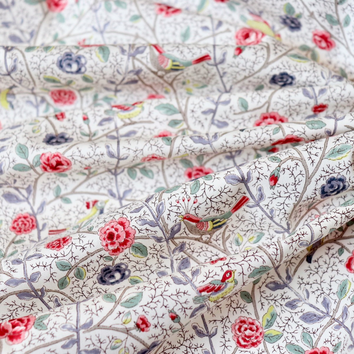 Bustle in the Hedgerow Cotton Print