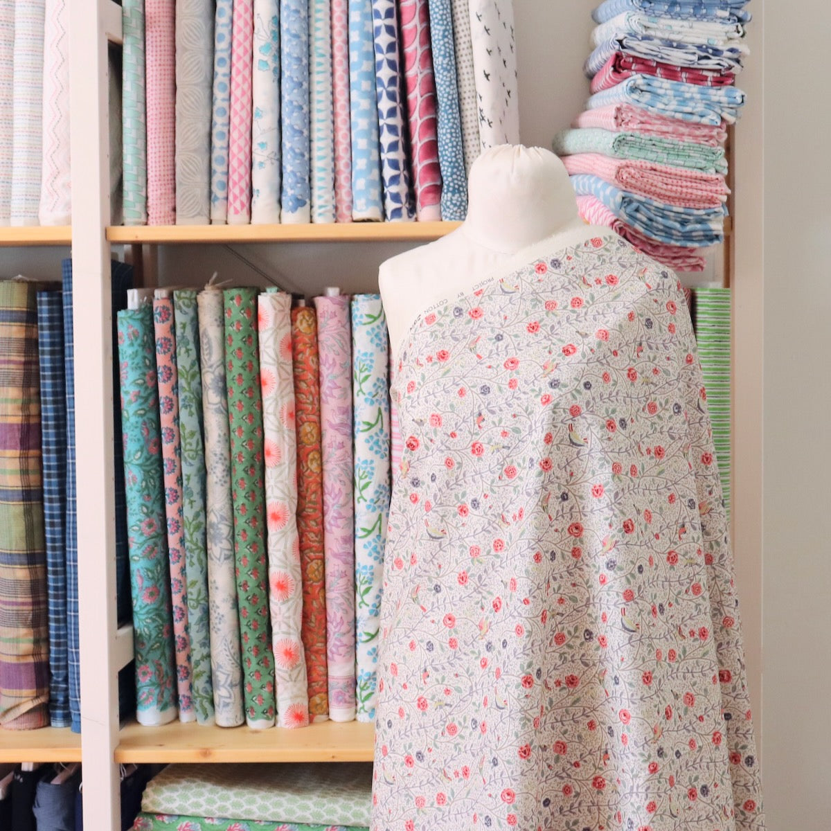 Bustle in the Hedgerow Cotton Print