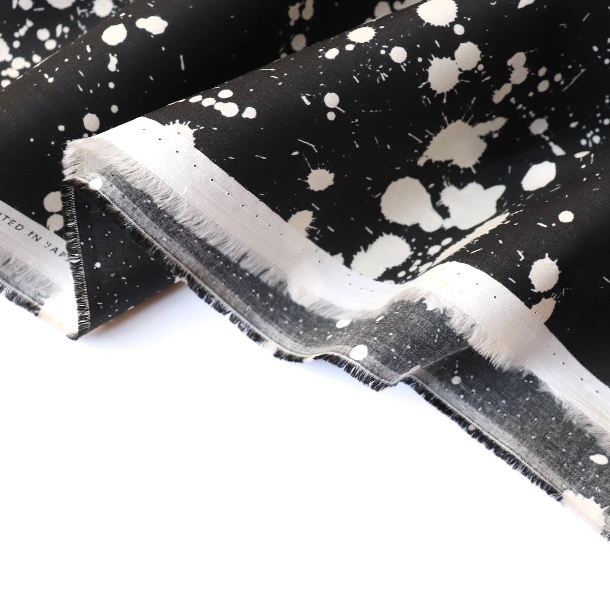 The Ink Spots Cotton Lawn — Black