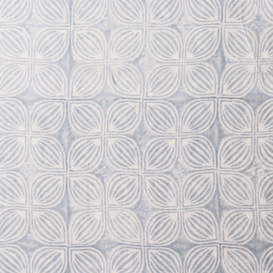 Brahma Karma Block Print — Grey Big Petal