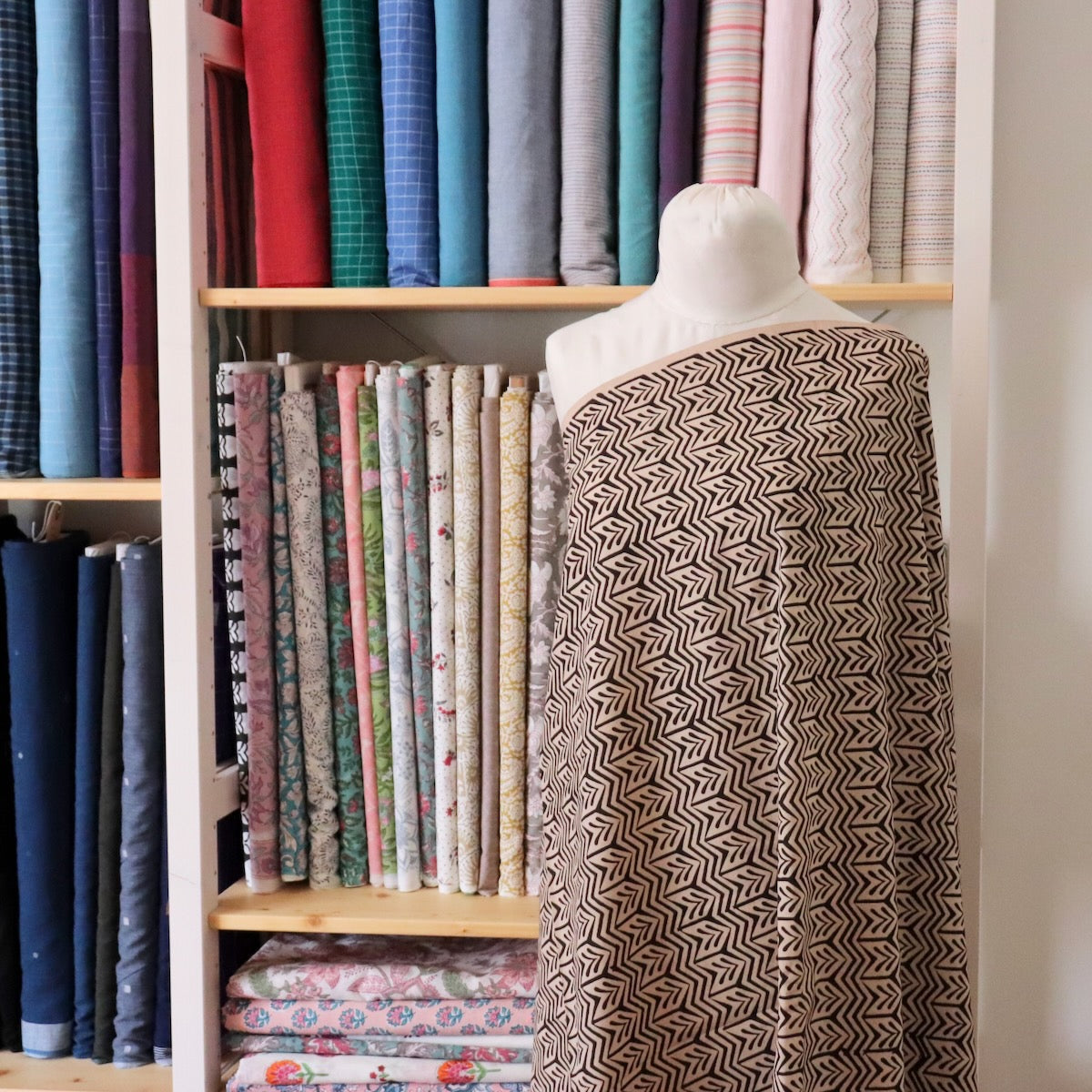 Totally Triangular Block Print Cotton