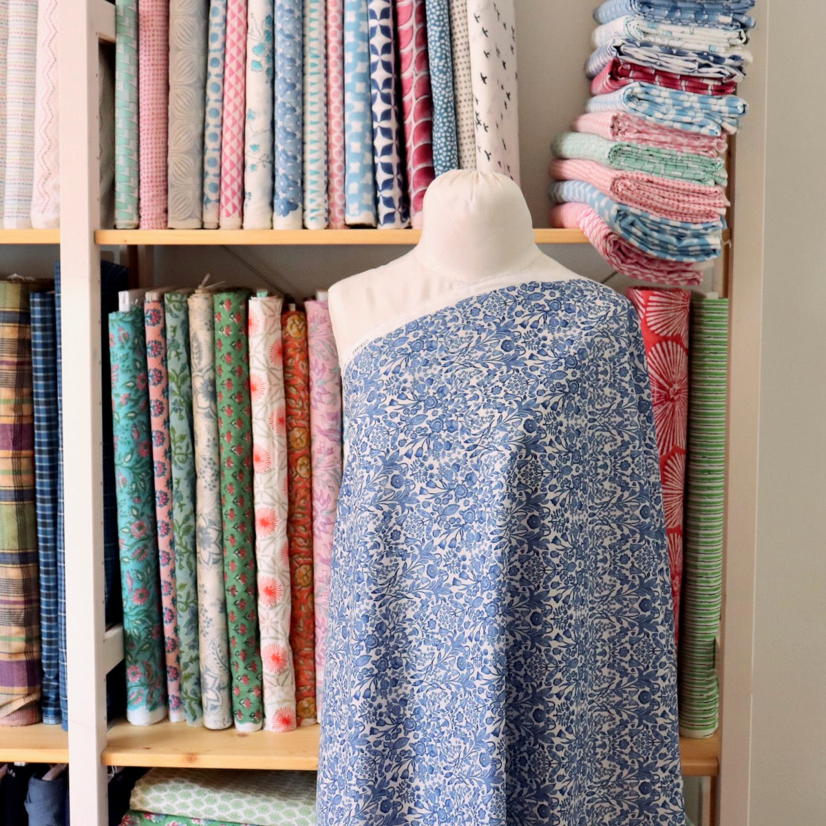 Cyanotype Japanese Cotton Lawn