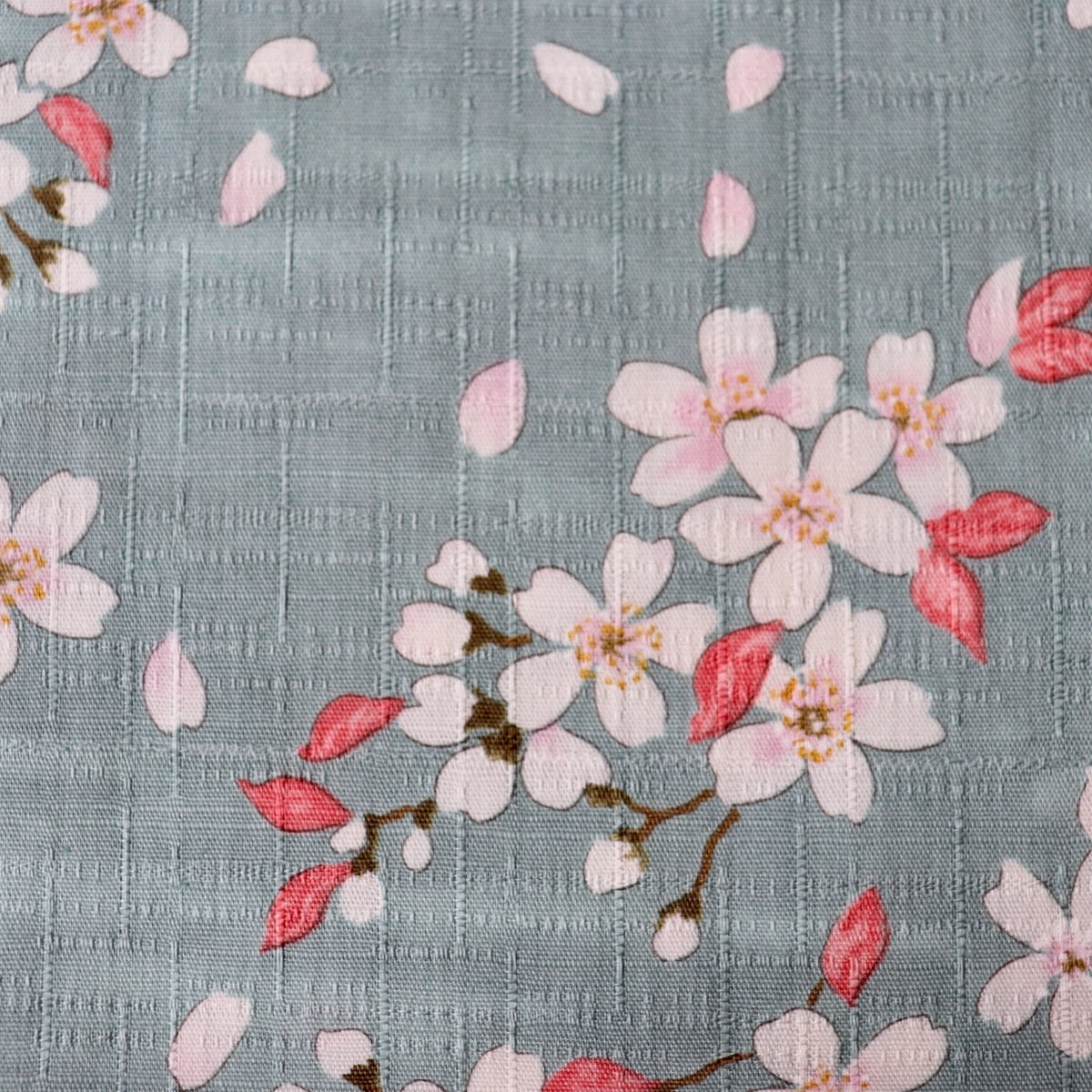 Sakura Cotton Dobby — Blue