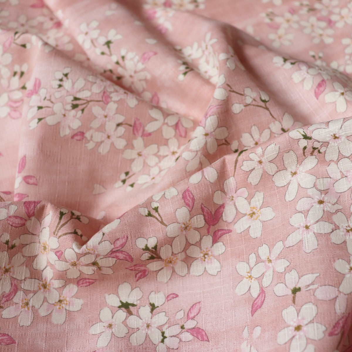 Sakura Cotton Dobby — Pink
