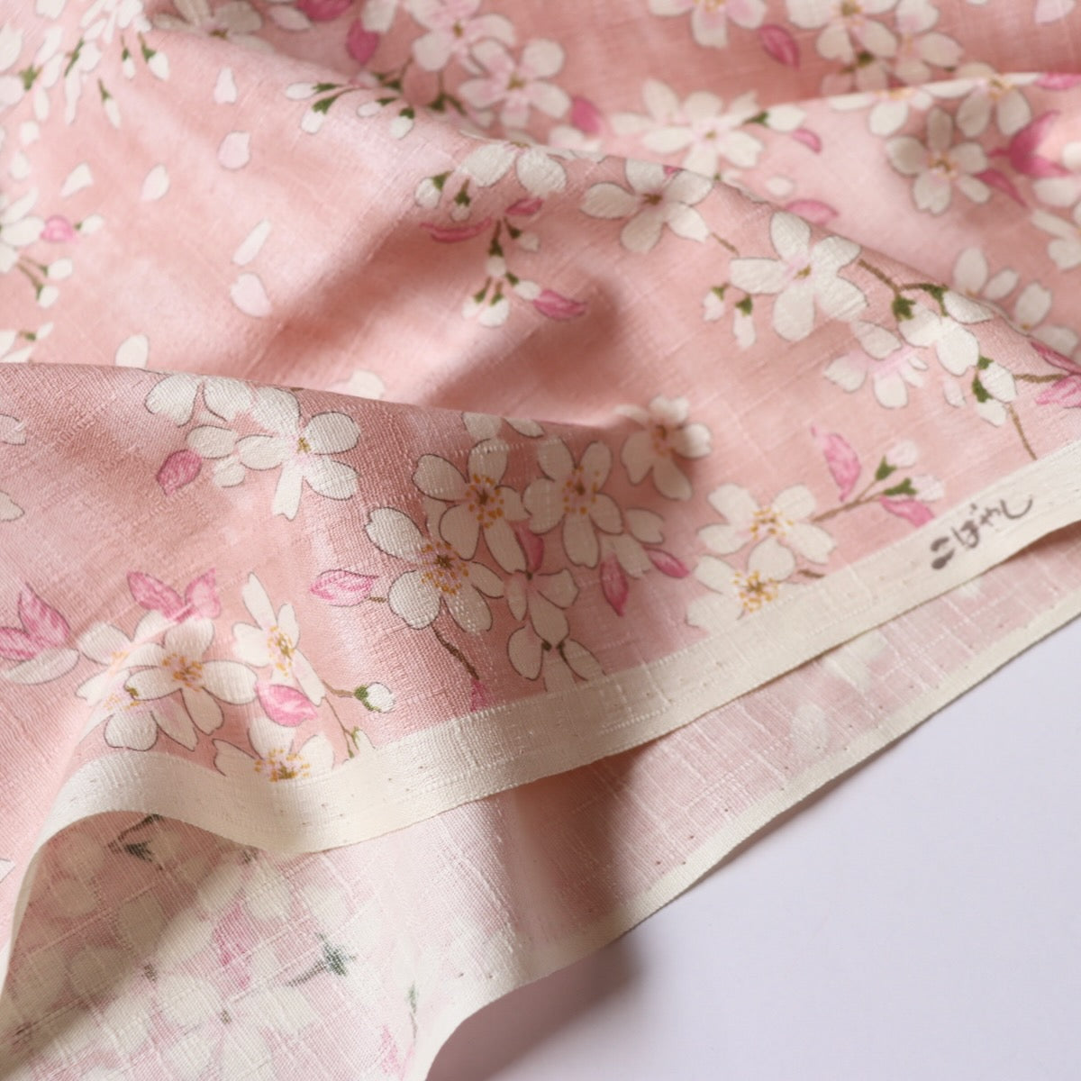 Sakura Cotton Dobby — Pink