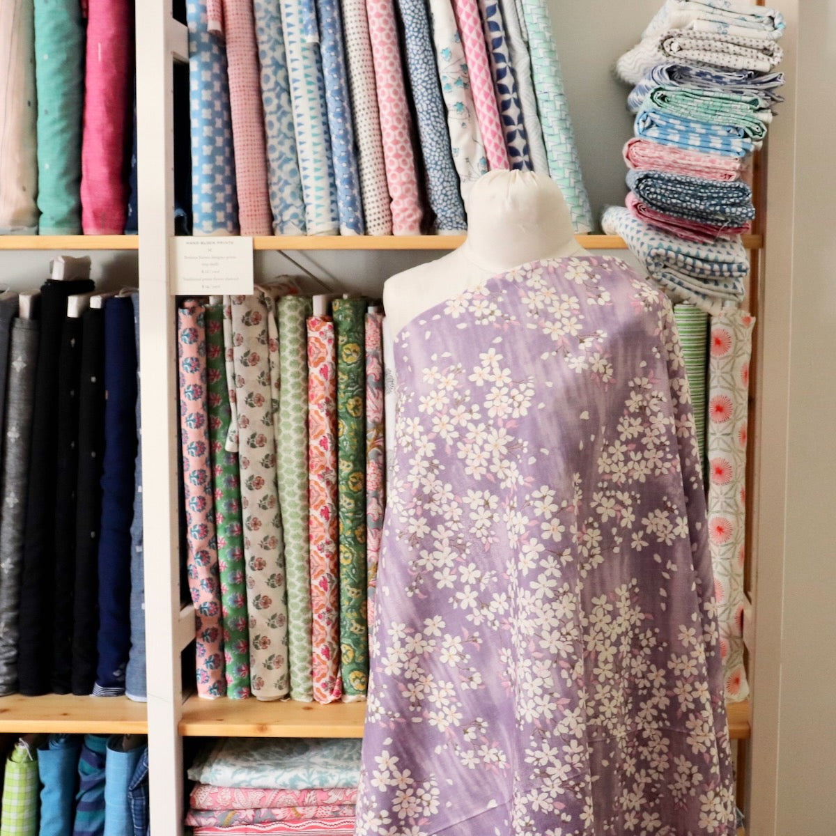 Sakura Cotton Dobby — Lavender