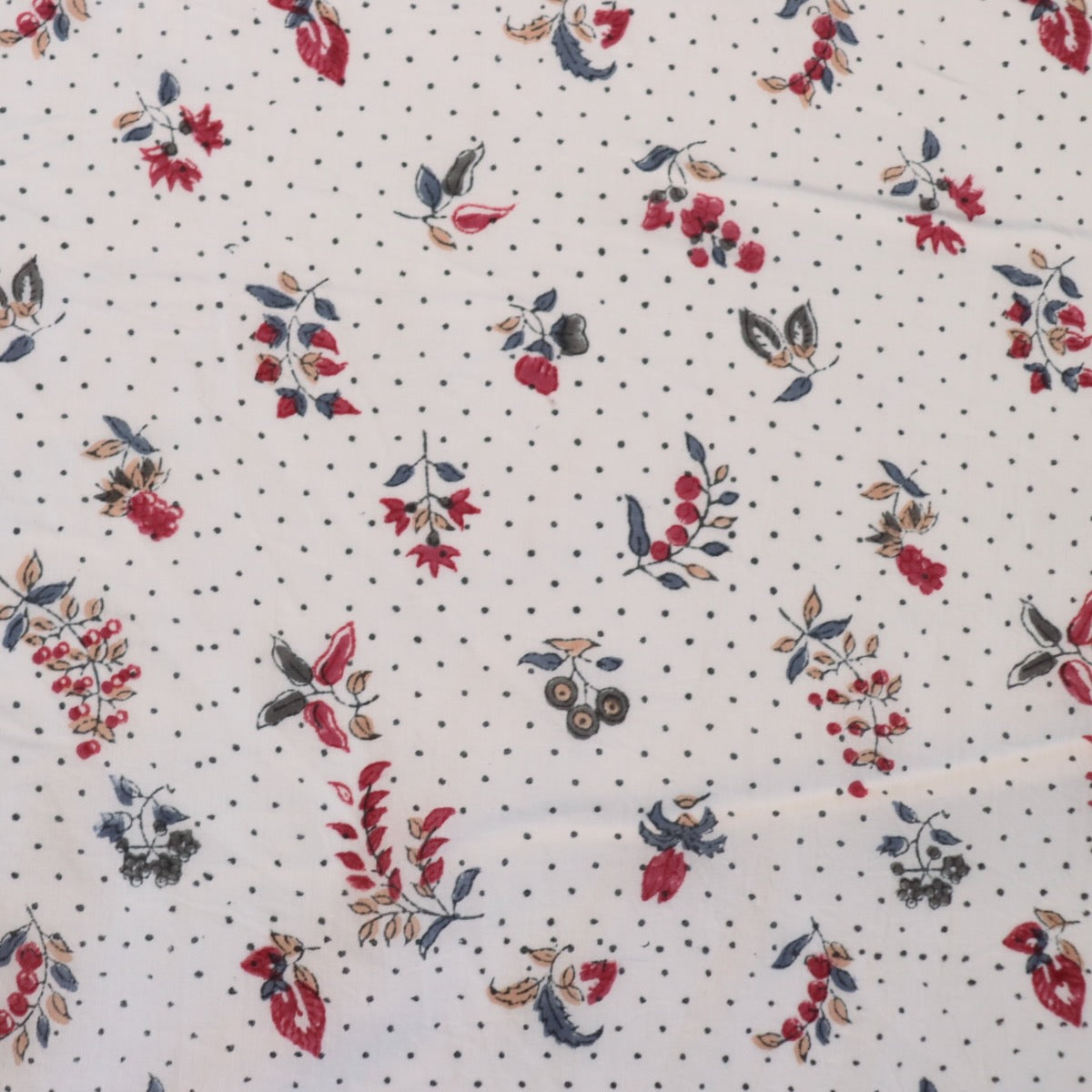 18th century style indian printed cotton for historic costuming, colonial reenactment and cosplay