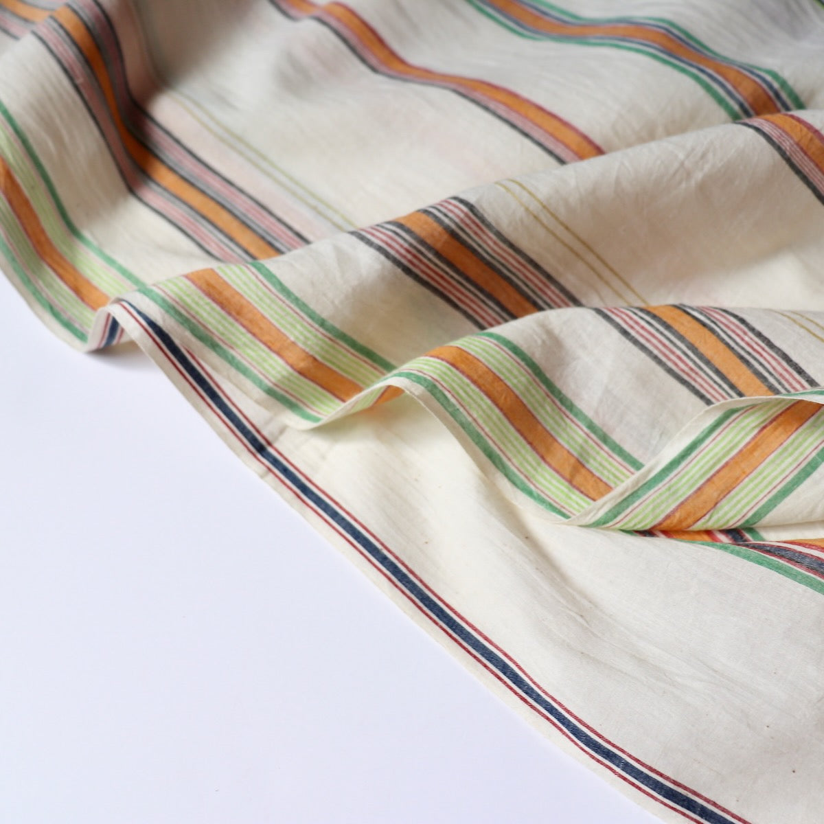 colorful striped cotton fabric