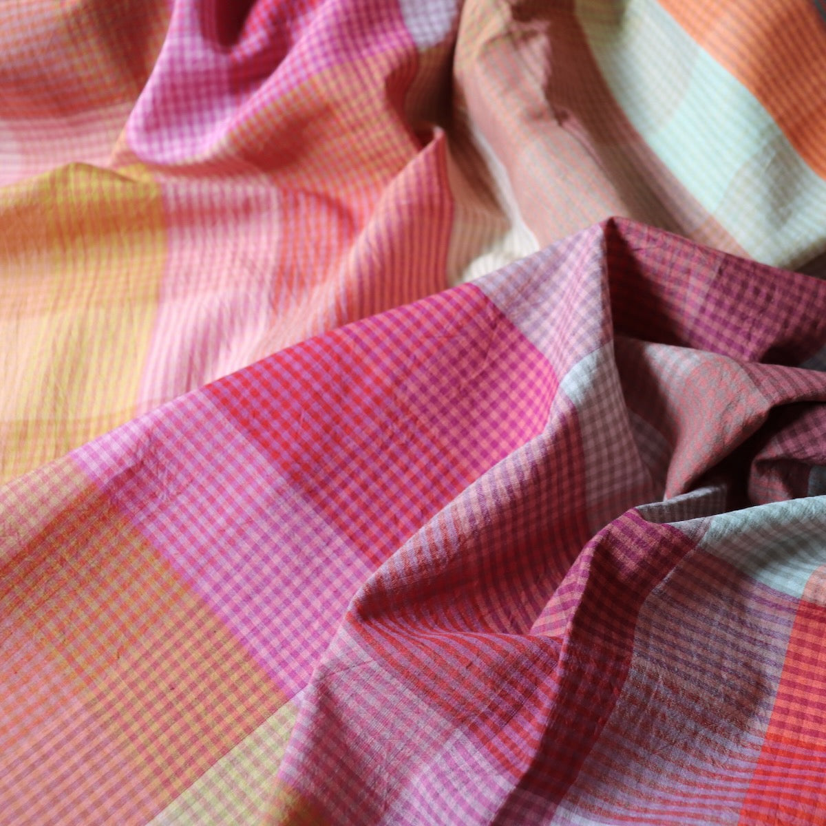 Sunset Handloom Cotton Check