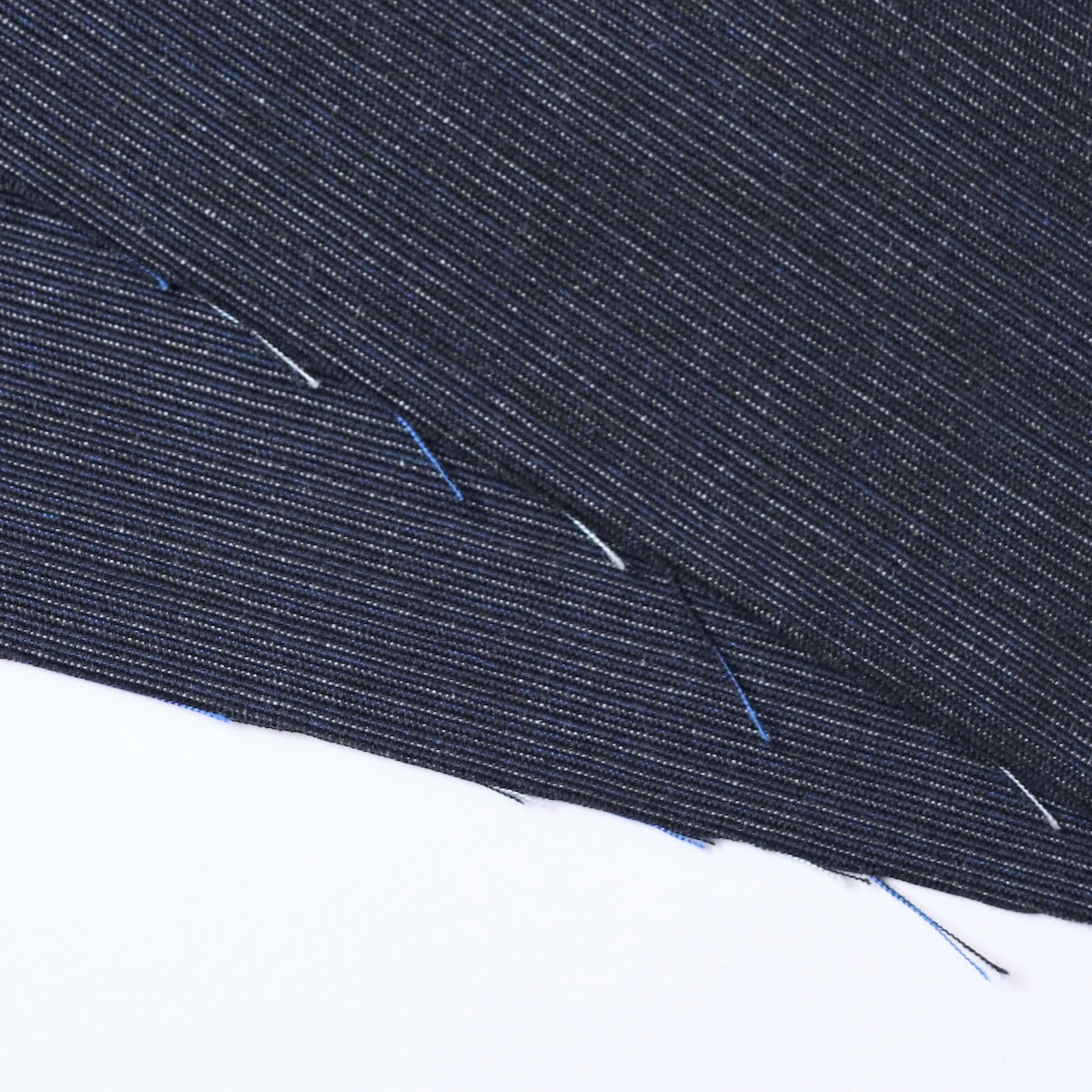 darkest blue japanese cotton yarn-dye fabric morikiku