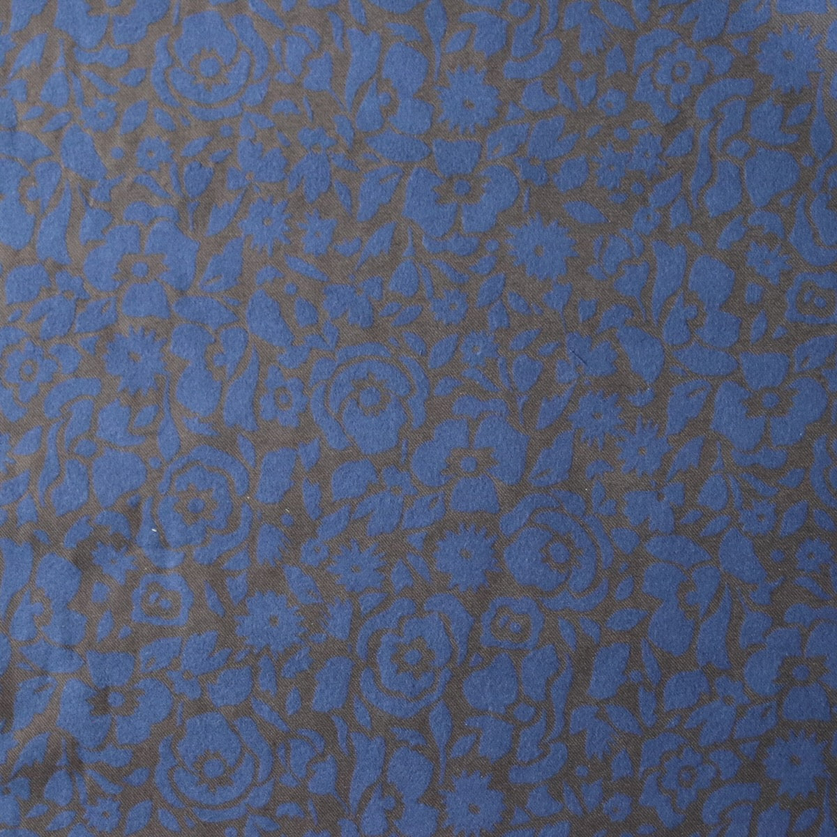 Vienna Woods Brushed Cotton — Blue Damask