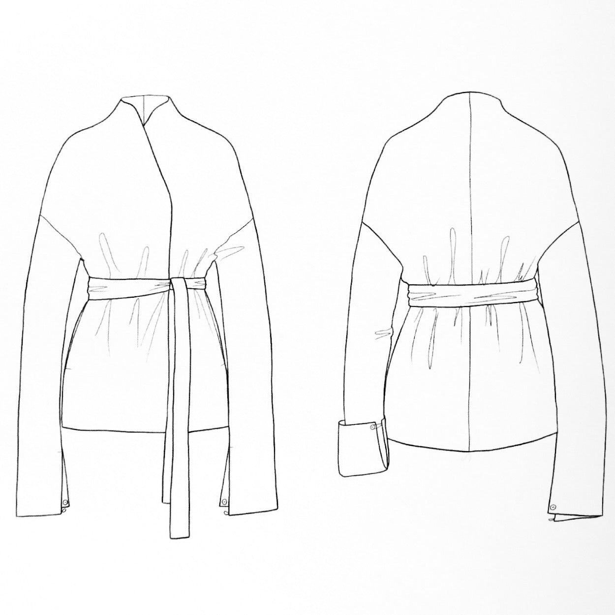 forest and thread 241 reversible jacket sewing pattern