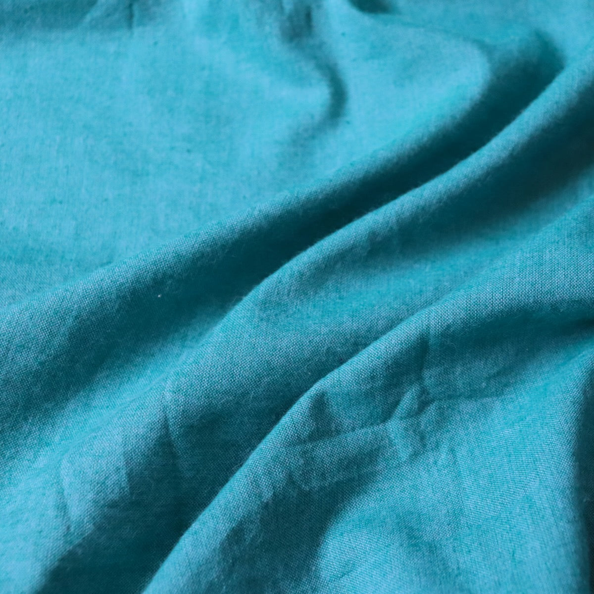 ocean blue shot cotton quilting fabric by the yard