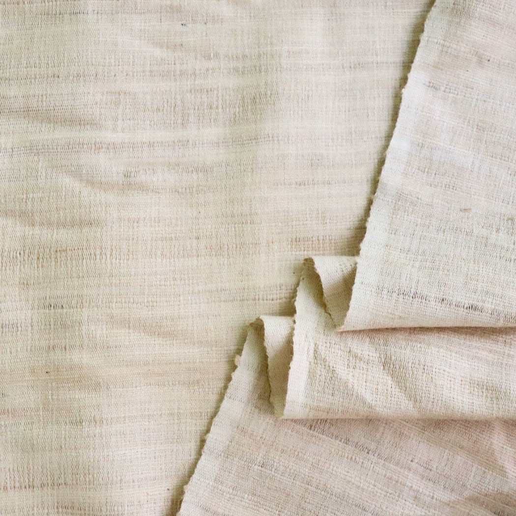 natural handloom cotton silk ghicha fabric