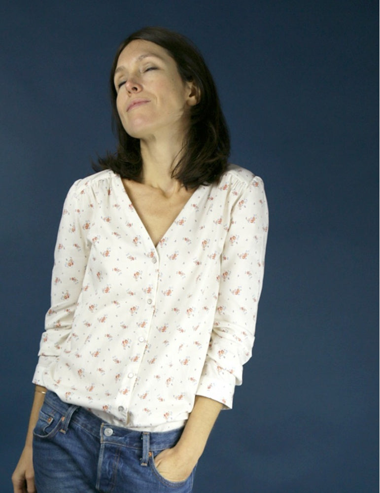 harmonie blouse or dress sewing pattern by atelier scammit