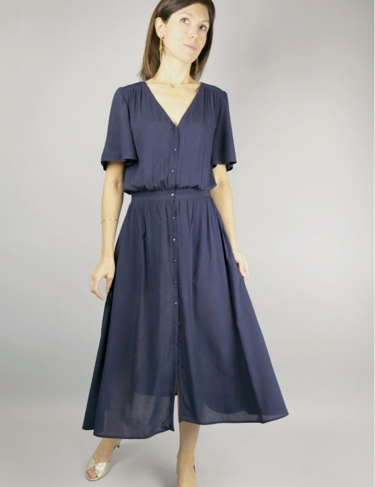 harmonie blouse or dress sewing pattern by atelier scammit
