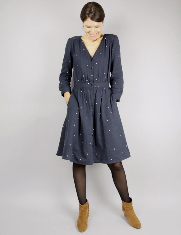 harmonie blouse or dress sewing pattern by atelier scammit