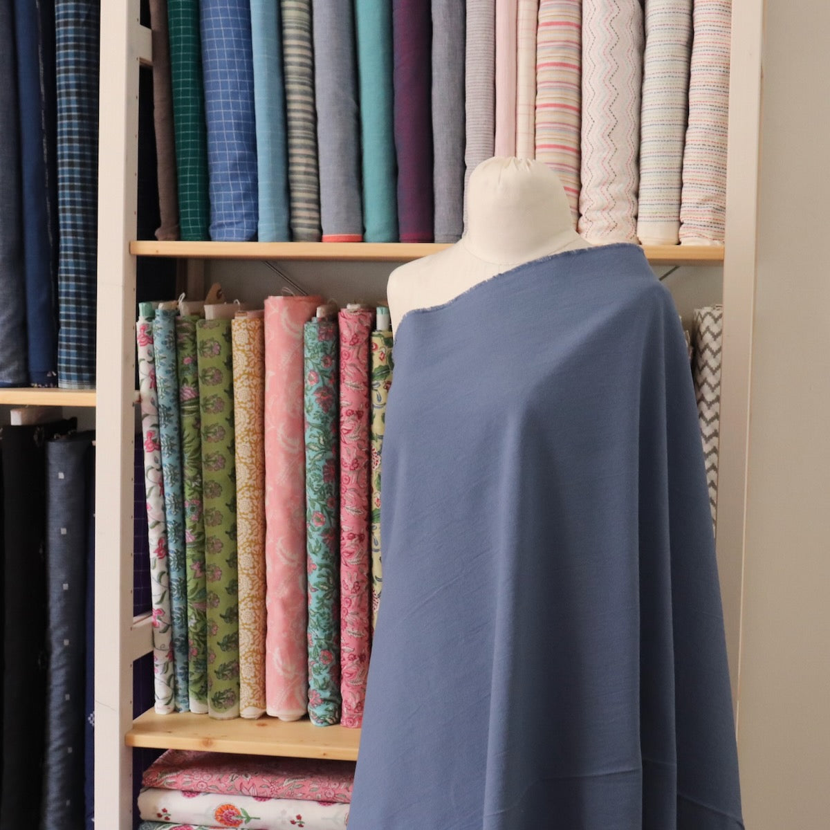 Cotton Linen Canvas — Frost — 0.5 Yard Remnant