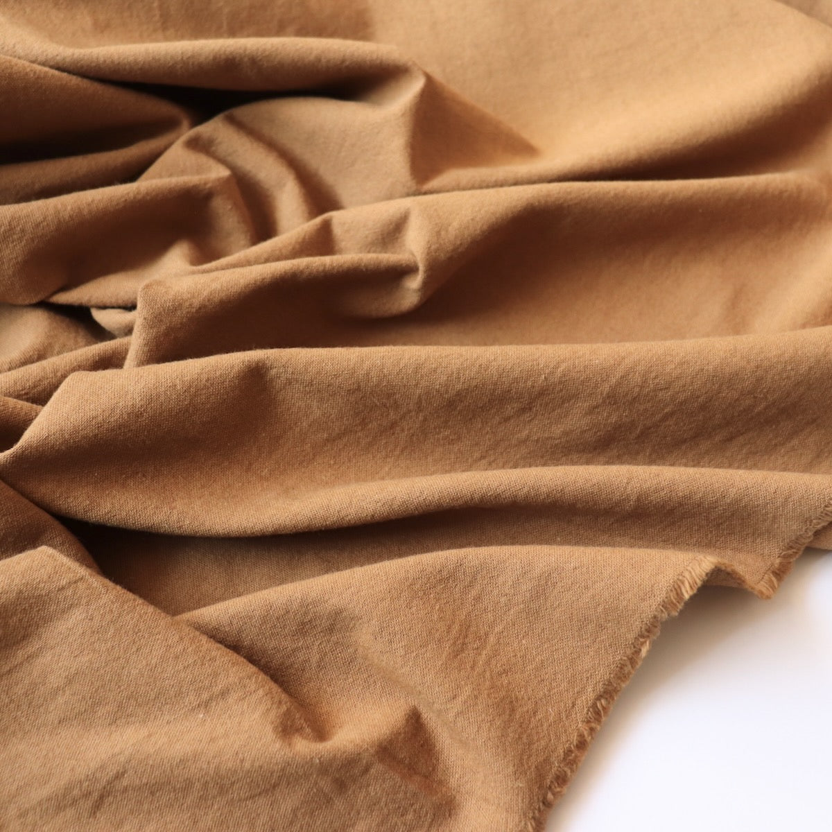 Swatch — Cotton Linen Canvas — Oak