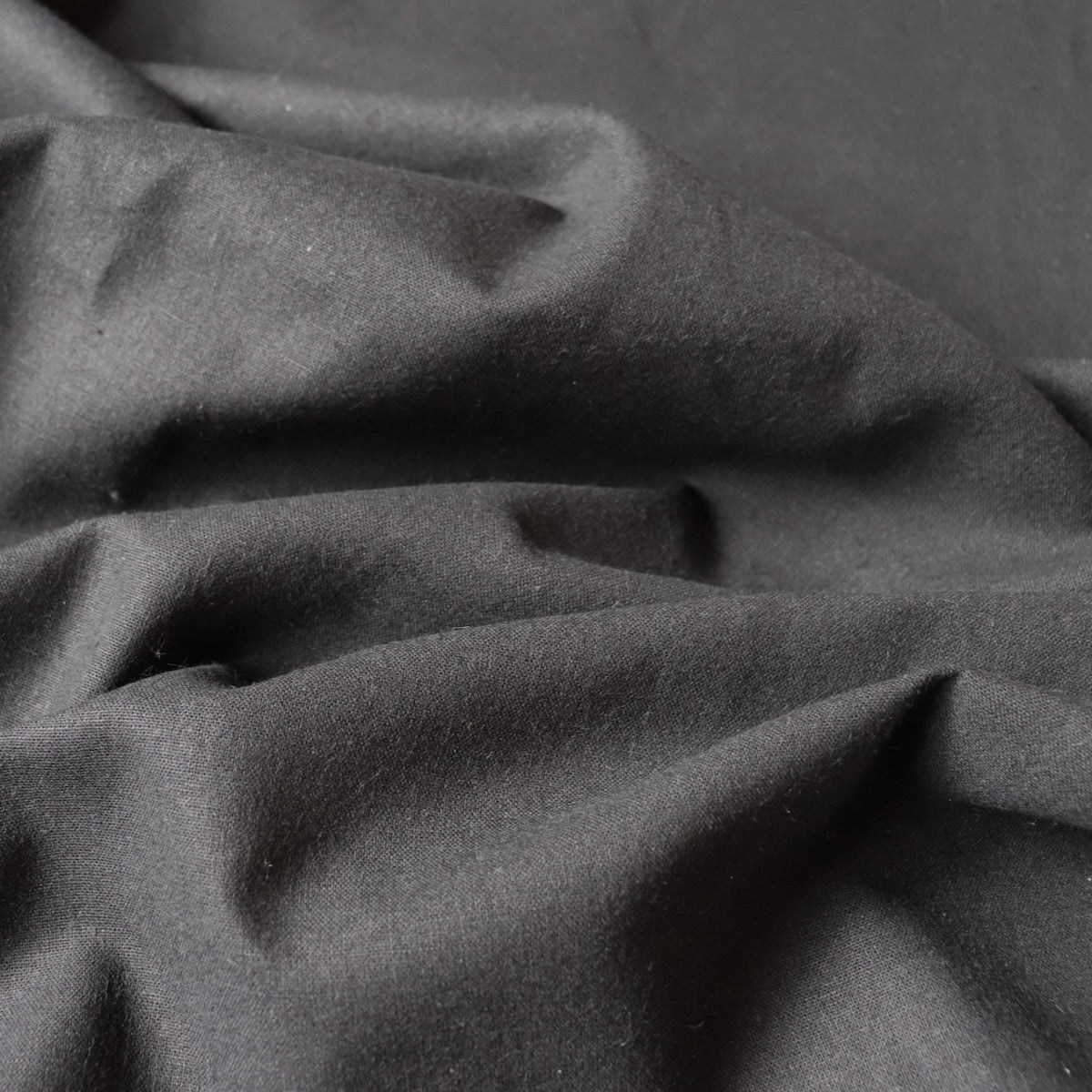 Linen Cotton Canvas — Black