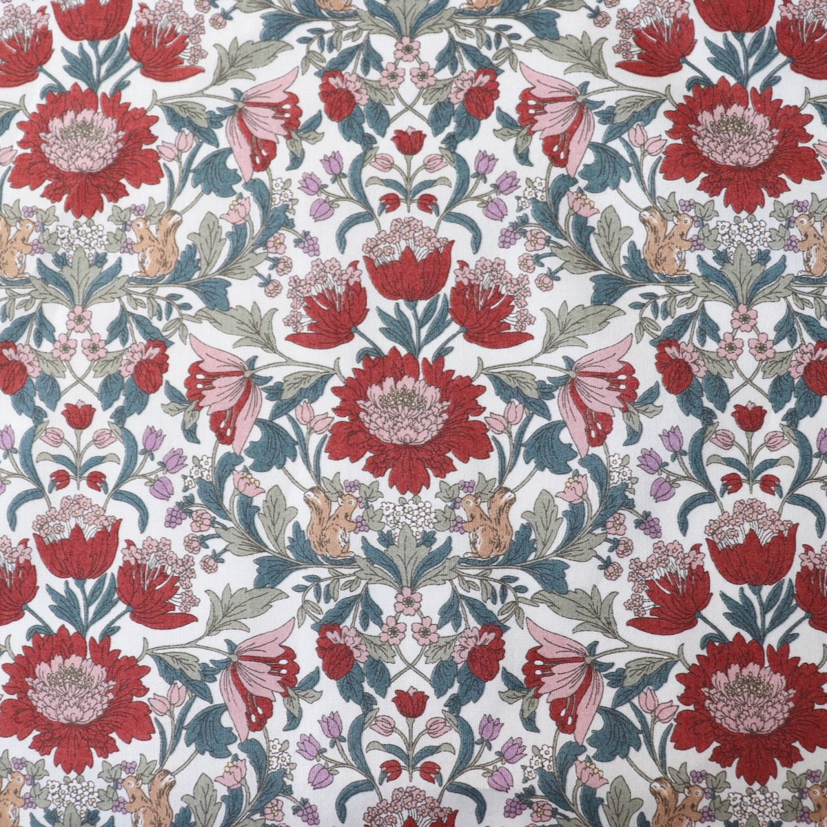 Squirrel Hill Cotton Lawn — Red