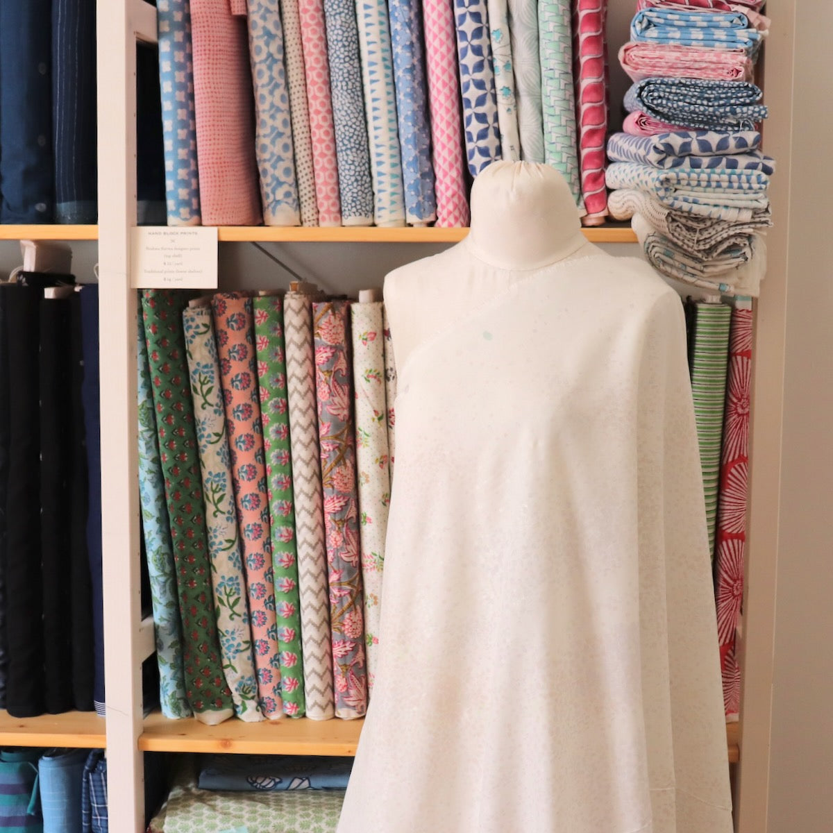 Nani Iro Water Fall Cotton Silk — Sunlit Purity