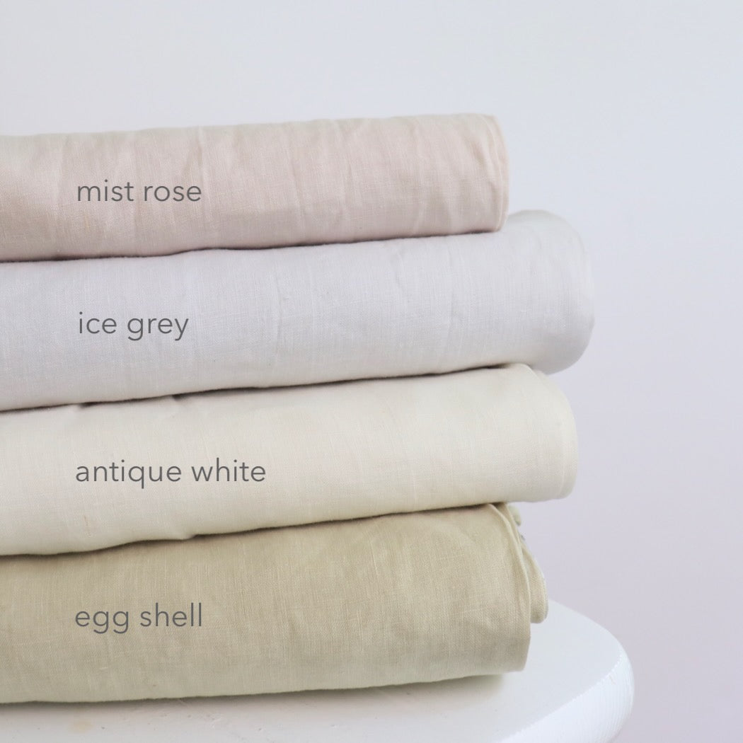 Swatch — Naomi Ito Linen by Nani Iro — Egg Shell