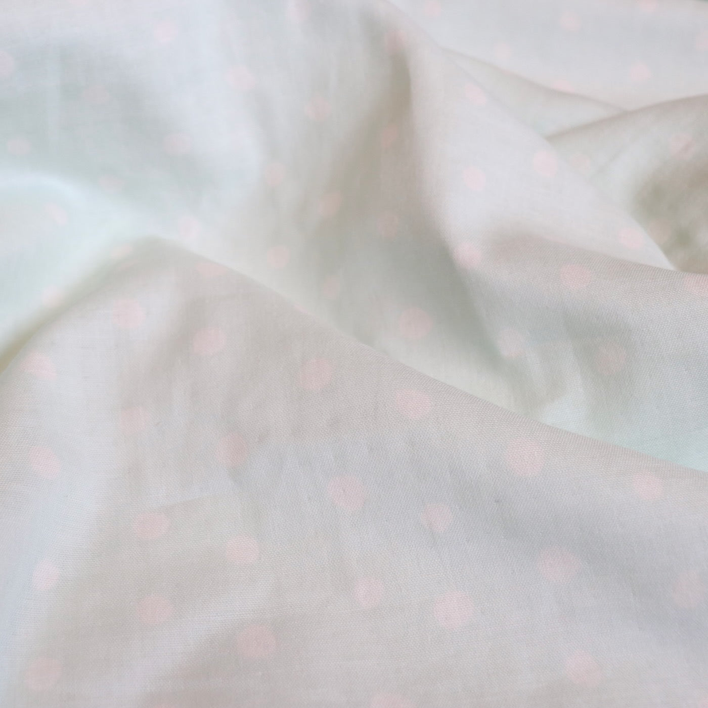 nani iro petit poch double gauze polka dot fabric