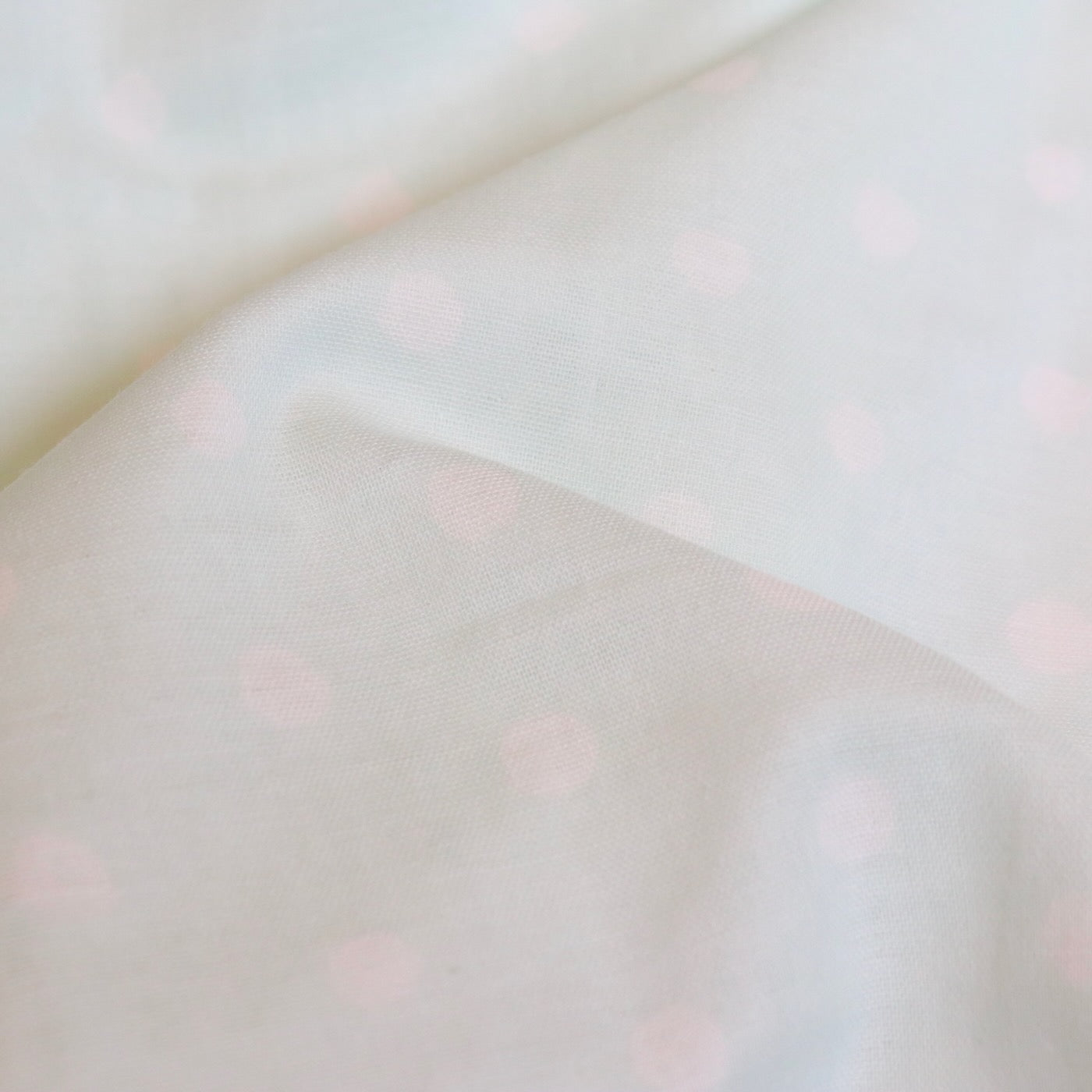 nani iro petit poch double gauze polka dot fabric