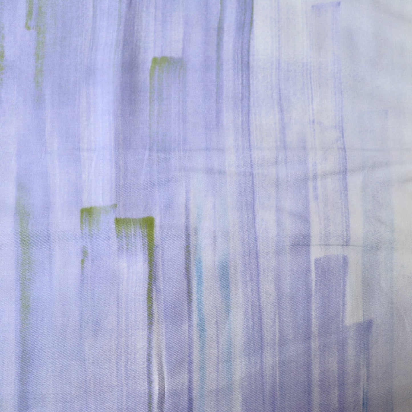 Nani Iro Touch A Chord Cotton Silk Fabric B made in Japan Kokka pale lavender blue painterly print