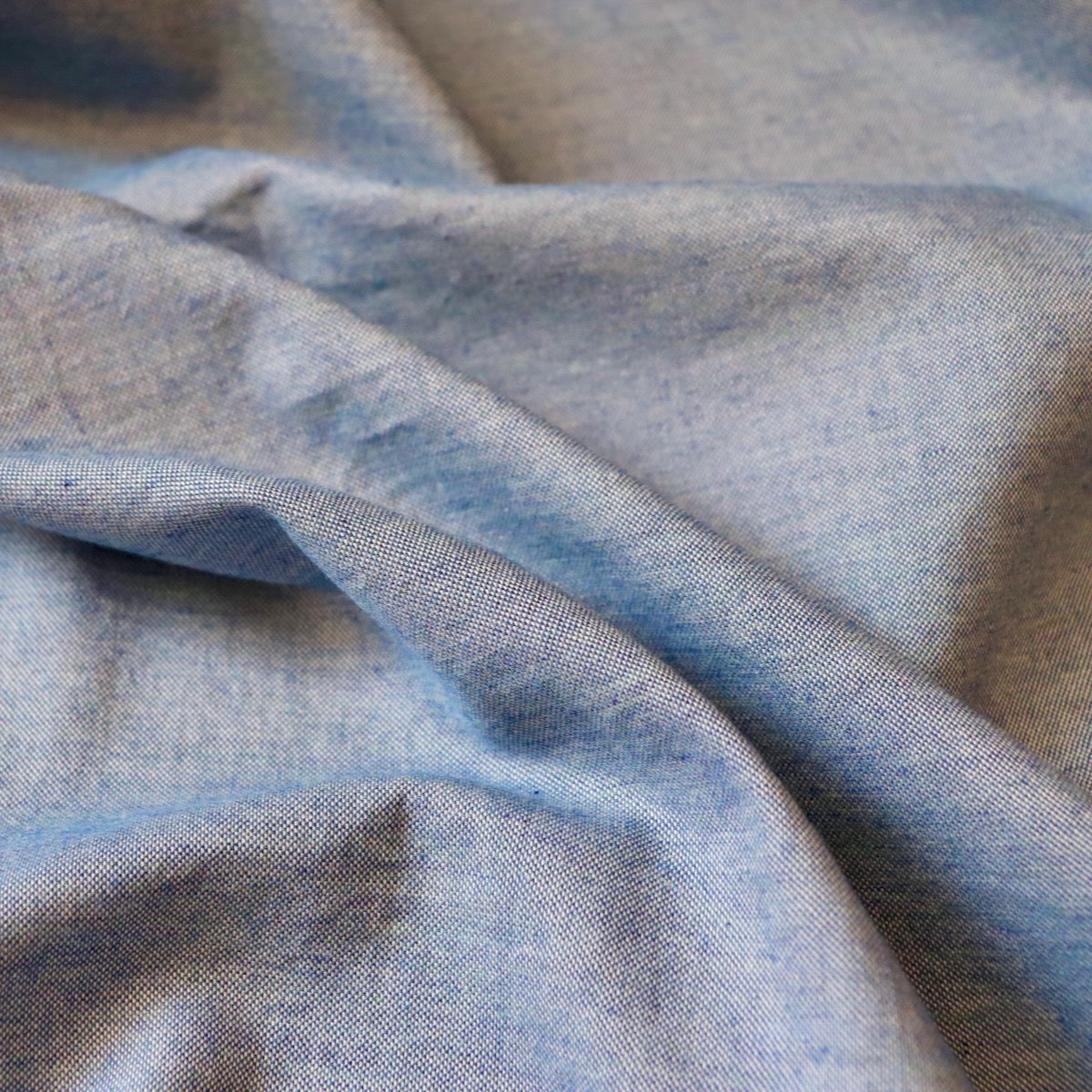 Organic Cotton Oxford — Classic Blue