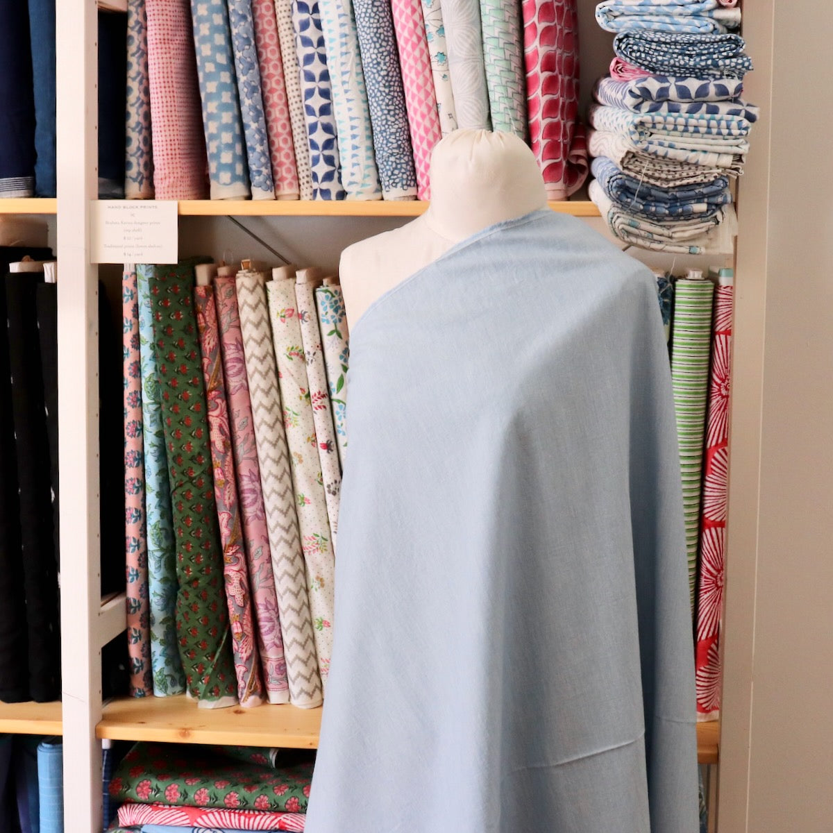 Organic Cotton Oxford — Light Blue