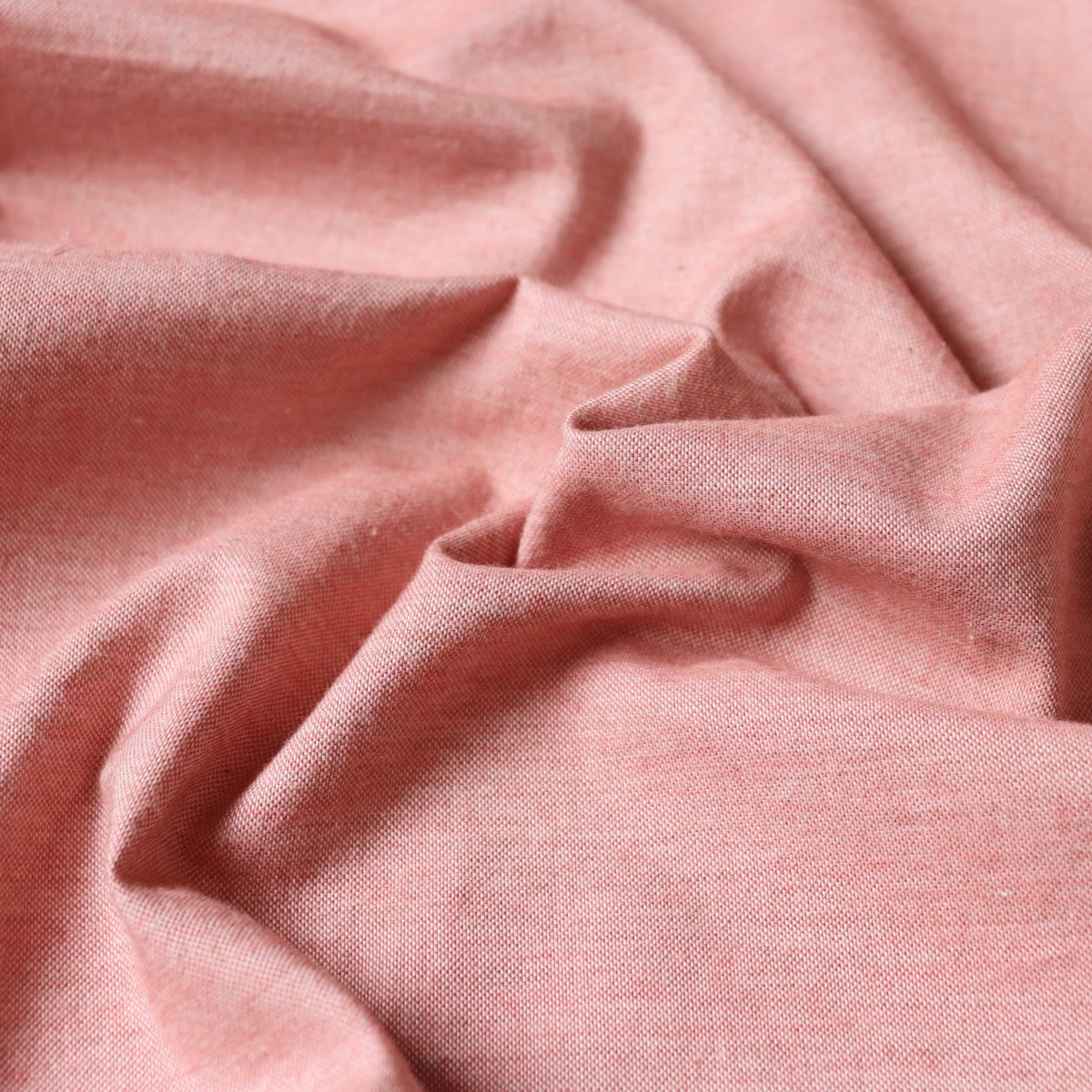 Swatch — Organic Cotton Oxford — Brick Pink