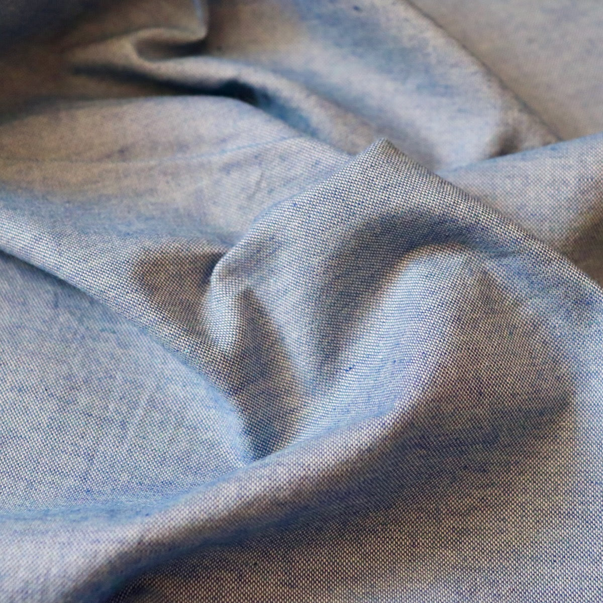 Organic Cotton Oxford — Classic Blue