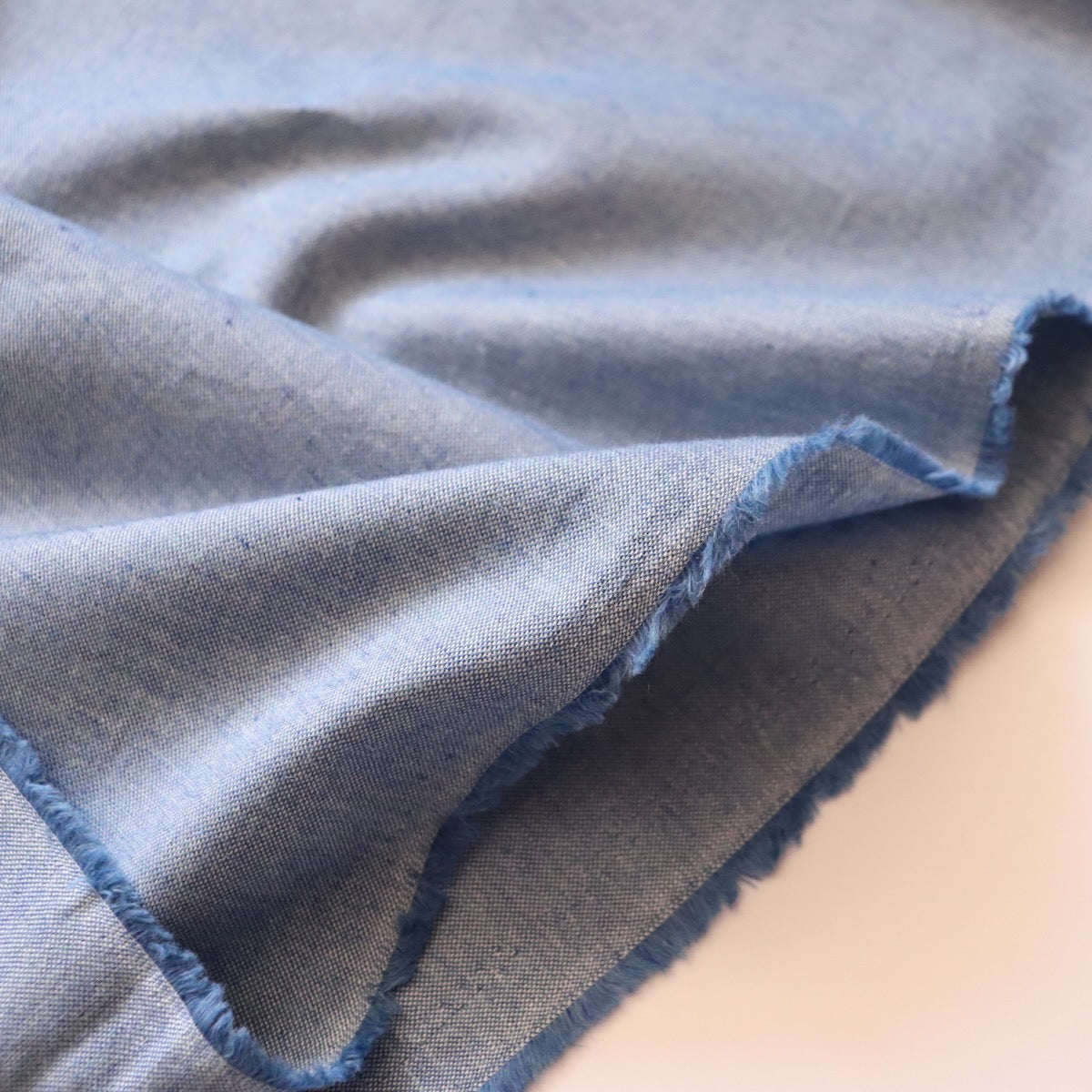 Organic Cotton Oxford — Classic Blue