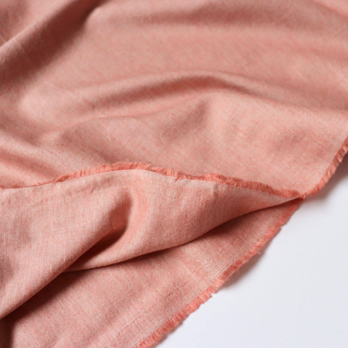Organic Cotton Oxford — Brick Pink