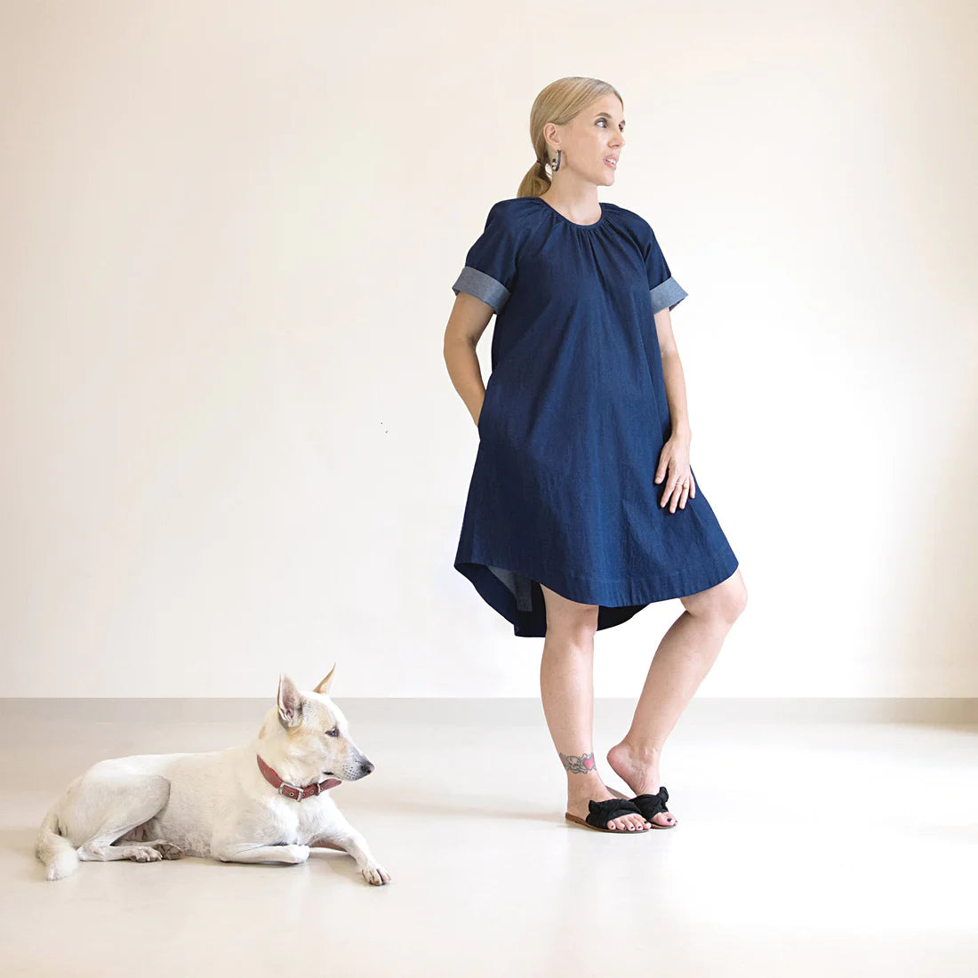 pattern fantastique calyx smock top sewing pattern