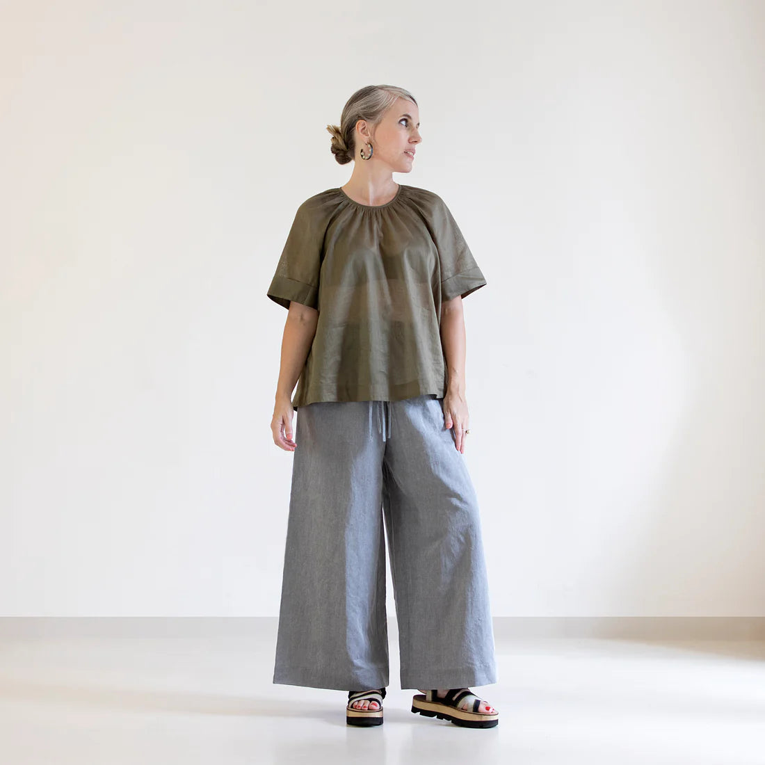 pattern fantastique calyx smock top sewing pattern