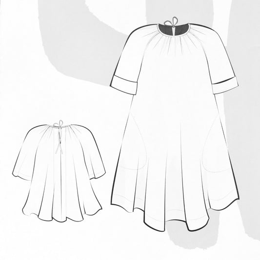 pattern fantastique calyx smock top sewing pattern